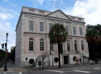 Charleston City Hall<br>Broad Street (South) Facade. Click for full size. Charleston City Hall<br>Broad Street (South) Facade image. Click for full size.