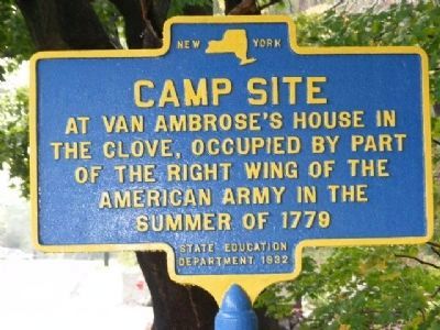Camp Site Marker. Click for full size. Camp Site Marker image. Click for full size.