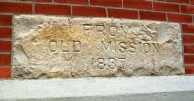 Highland Community College Old Mission Stone image. Click for full size.