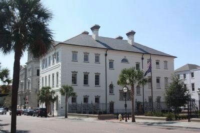 County of Charleston Historic Courthouse seen from Meeting Street image. Click for full size.