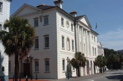 County of Charleston Historic Courthouse seen from Broad Street image. Click for full size.