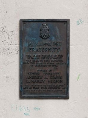 Pi Kappa Phi Fraternity Marker image. Click for full size.