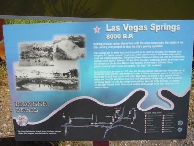 Las Vegas Springs Marker image. Click for full size.