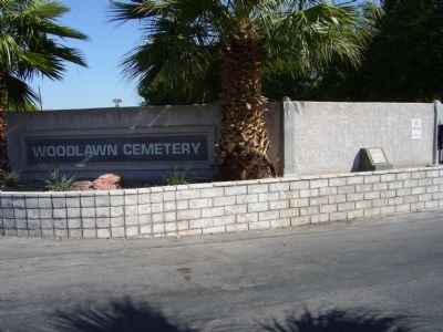 Woodlawn Cemetery Marker image. Click for full size.