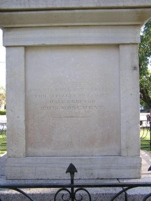 The De Kalb Monument Marker. Click for full size. The De Kalb Monument Marker image. Click for full size.