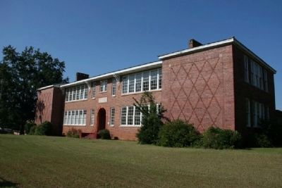 Moore Academy founded in 1882, current building built in 1923. image. Click for full size.