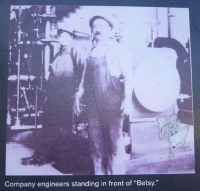 Photo on Old Betsy Marker. Click for full size. Photo on Old Betsy Marker image. Click for full size.