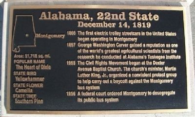 Alabama, 22nd State Marker image. Click for full size.