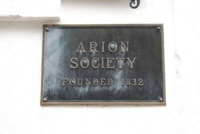Arion Society<br>Founded 1832 image. Click for full size.