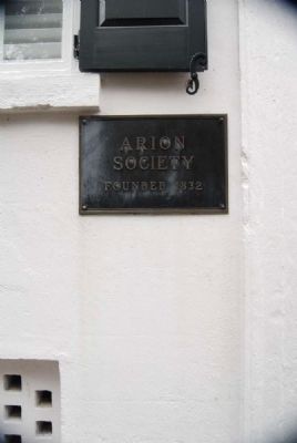 Arion Society<br>Founded 1832 image. Click for full size.