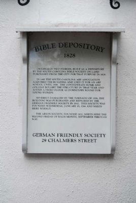 Bible Depository Marker image. Click for full size.