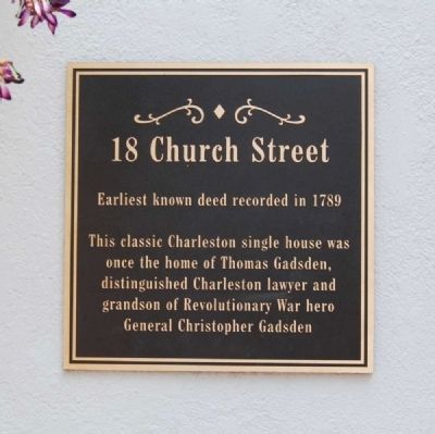 18 Church Street Marker image. Click for full size.