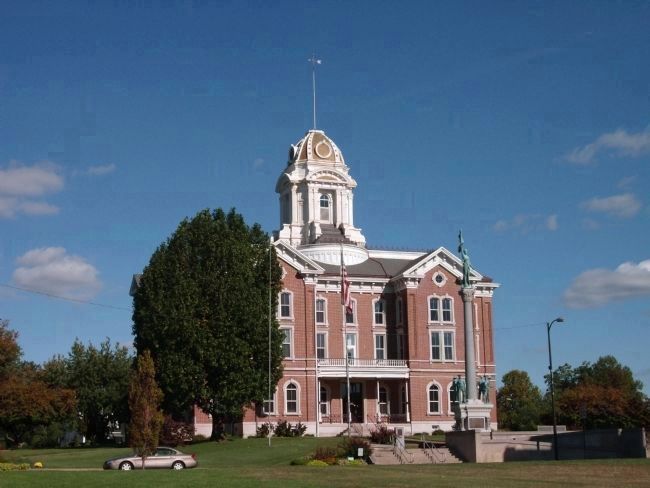 Posey County Courthouse - - Mount Vernon, Indiana image. Click for full size.