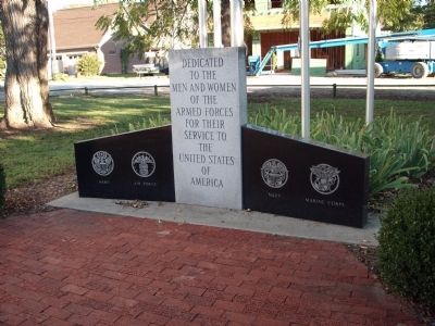 New Harmony Area Veterans Memorial Marker -and- Memorial Bricks. Click for full size. New Harmony Area Veterans Memorial Marker -and- Memorial Bricks image. Click for full size.