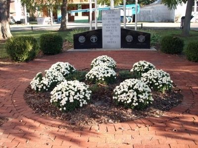 Full View - - New Harmony Area Veterans Memorial Marker. Click for full size. Full View - - New Harmony Area Veterans Memorial Marker image. Click for full size.