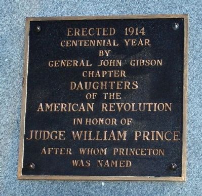 Judge William Prince Marker image. Click for full size.