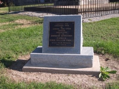 Wide View - - Judge William Prince Marker. Click for full size. Wide View - - Judge William Prince Marker image. Click for full size.