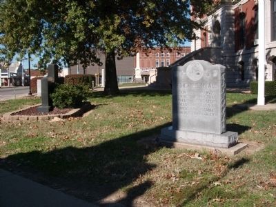 Wide View - - Gibson County Desert Storm and Desert Shield Veterans Memorial Marker. Click for full size. Wide View - - Gibson County Desert Storm and Desert Shield Veterans Memorial Marker image. Click for full size.