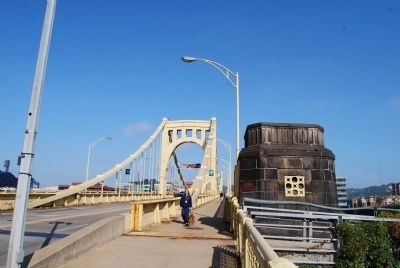 Seventh Street Bridge Marker. Click for full size. Seventh Street Bridge Marker image. Click for full size.