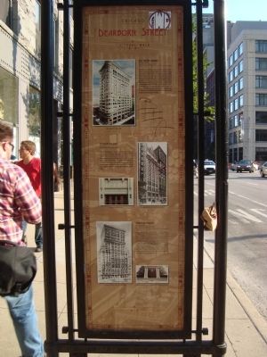 Dearborn Street Marker - Side B. Click for full size. Dearborn Street Marker - Side B image. Click for full size.