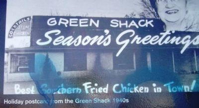Photo on Green Shack Marker image. Click for full size.