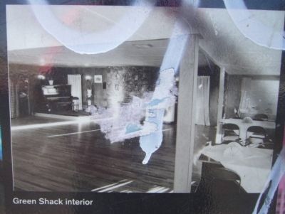 Photo on Green Shack Marker image. Click for full size.