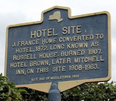 Hotel Site Marker image. Click for full size.