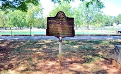 Georgia School for the Deaf Marker image. Click for full size.