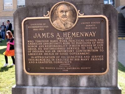 James A. Hemenway Marker image. Click for full size.