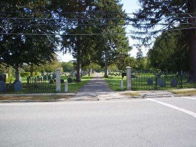 Rowley Burial Ground entrance.. Click for full size. Rowley Burial Ground entrance. image. Click for full size.