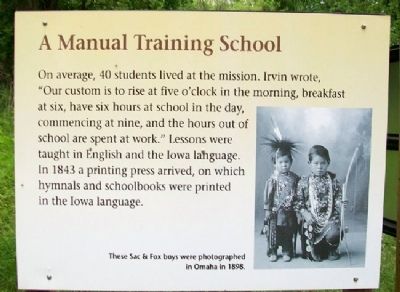 A Manual Training School Marker image. Click for full size.