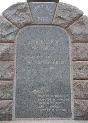 Massachusetts Marker. Click for full size. Massachusetts Marker image. Click for full size.