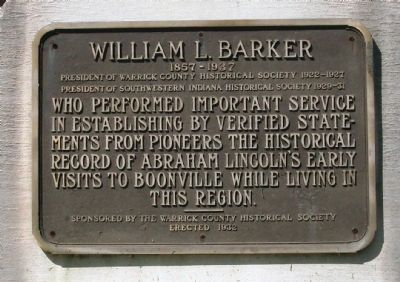 William L. Barker Marker image. Click for full size.
