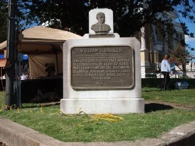 Full View - - William L. Barker Marker image. Click for full size.