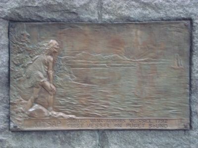 Chief Seattle Marker - Right Side image. Click for full size.