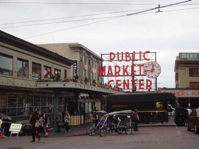 The Pike Street Market from First Avenue image. Click for full size.