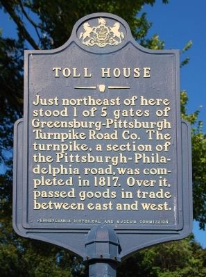 Toll House Marker. Click for full size. Toll House Marker image. Click for full size.