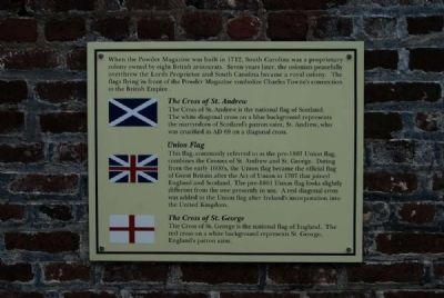 Powder Magazine Flags Marker image. Click for full size.