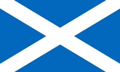 Flag of Scotland<br>St. Andrew's Cross image. Click for full size.