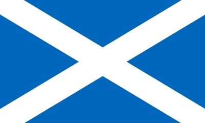 Flag of Scotland<br>St. Andrew's Cross image. Click for full size.