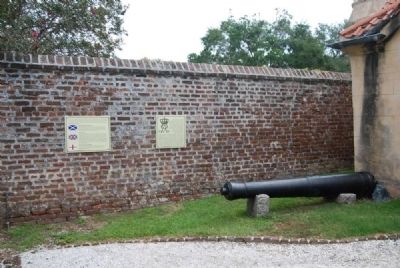 Powder Magazine Flags Marker image. Click for full size.