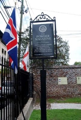 Flags Flying at the Powder Magazine image. Click for full size.