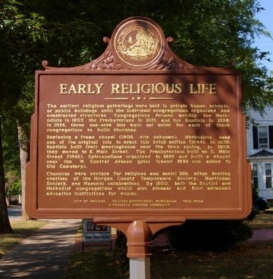Early Religious Life Marker image. Click for full size.