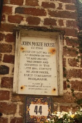 John McKee House Marker image. Click for full size.