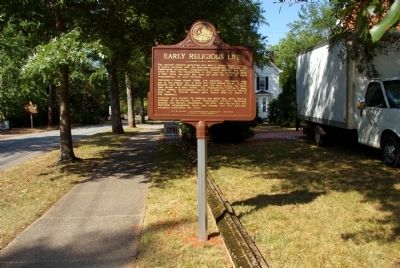 Early Religious Life Marker image. Click for full size.