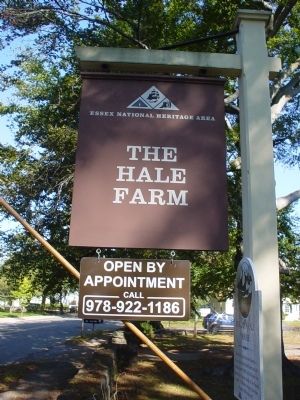 Hale Farm Marker. Click for full size. Hale Farm Marker image. Click for full size.