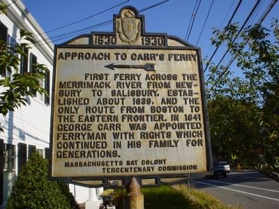 Approach to Carr's Ferry Marker. Click for full size. Approach to Carr's Ferry Marker image. Click for full size.