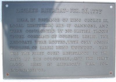 Leslie's Retreat Marker image. Click for full size.
