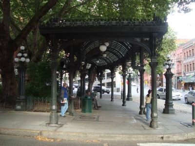 The Pioneer Square Pergola. Click for full size. The Pioneer Square Pergola image. Click for full size.