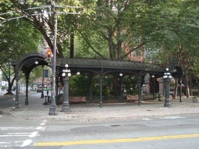The Pioneer Square Pergola. Click for full size. The Pioneer Square Pergola image. Click for full size.